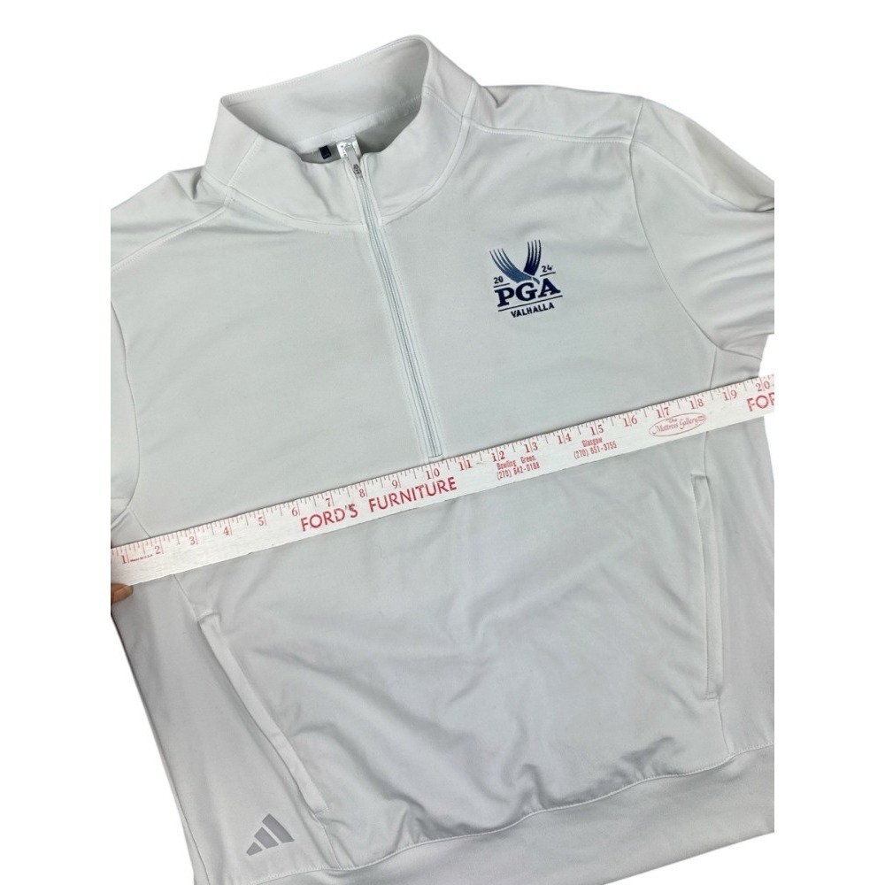 Adidas PGA Valhalla 2024 Quarter Zip Pullover Gray Mock Neck Women's Small - Picture 4 of 8